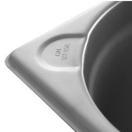 Kitchen Line GN 1/3 plieninis konteineris, aukštis 20 mm - Hendi 806401