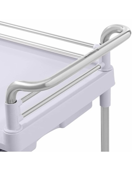 Kosmetinių procedūrų laboratorinis vežimėlis 2 lentynos 1 stalčius 61 x 56 x 91 cm 20 kg Kosmetinių procedūrų laboratorinis vežimėlis 2 lentynos 1 stalčius 61 x 56 x 91 cm 20 kg