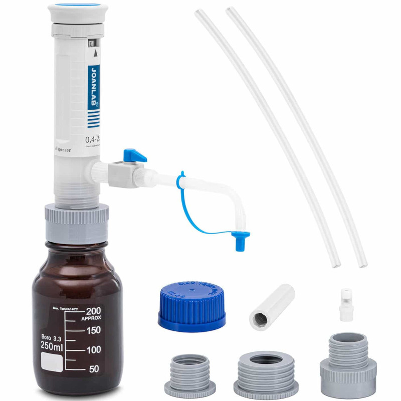 Laboratorinis buteliuko dozatorius 0,4-2 x 0,05 ml
