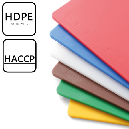 HACCP pjaustymo lenta su matavimo juostele Perfect Cut raudona - Hendi 826416 HACCP pjaustymo lenta su matavimo juostele Perfect Cut raudona - Hendi 826416