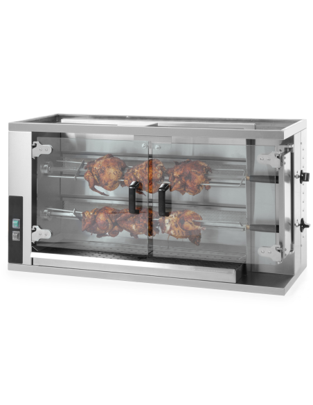 Dujinė kepsninė 8-10 viščiukų 9,4 kW gamtinių dujų LPG PB - Hendi 226063