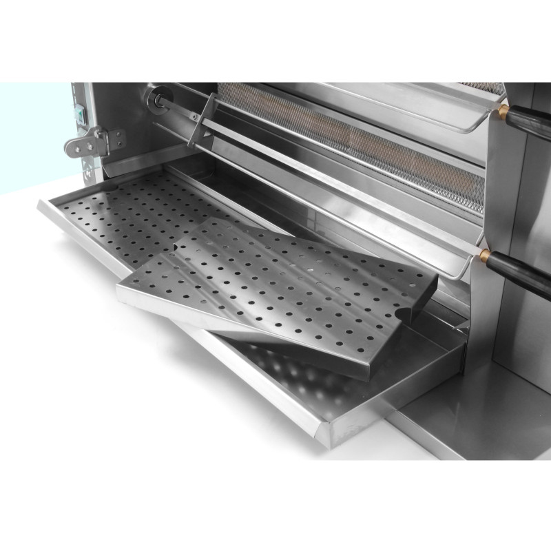 Dujinė kepsninė 8-10 viščiukų 9,4 kW gamtinių dujų LPG PB - Hendi 226063