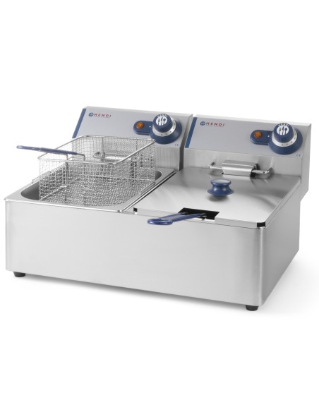 Dviguba gruzdintuvė Blue Line 230V 2x3300W 2x6L Dviguba gruzdintuvė Blue Line 230V 2x3300W 2x6L