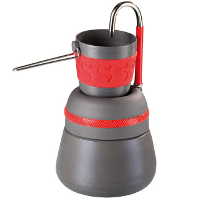 Turistinis kavos virimo aparatas su filtru + turistinis puodelis 150ml