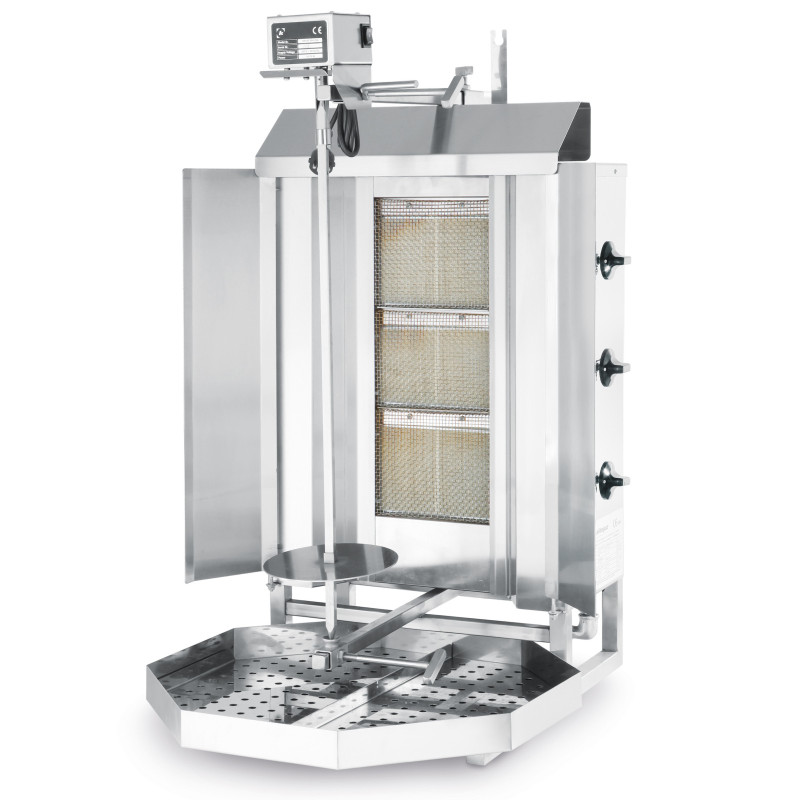 Dujinis giroskopinis kebabų gamintojas Profi Line 7200W Hendi 143087 Dujinis giroskopinis kebabų gamintojas Profi Line 7200W Hendi 143087