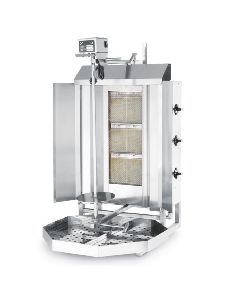 Dujinis giroskopinis kebabų gamintojas Profi Line 7200W Hendi 143087 Dujinis giroskopinis kebabų gamintojas Profi Line 7200W Hendi 143087