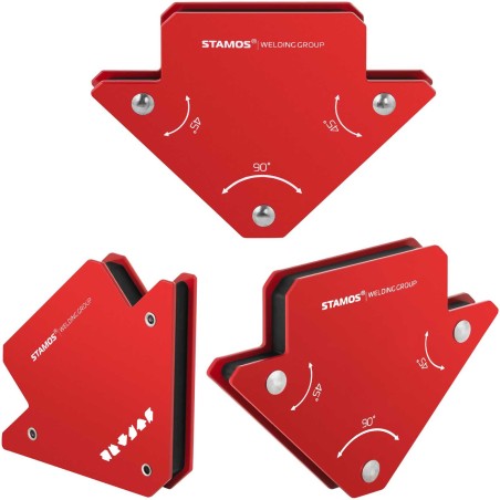 Magnetinio suvirinimo kampo laikiklis, keliamoji galia iki 11kg 45 90 135 2 vnt. Magnetinio suvirinimo kampo laikiklis, keliamoji galia iki 11kg 45 90 135 2 vnt.