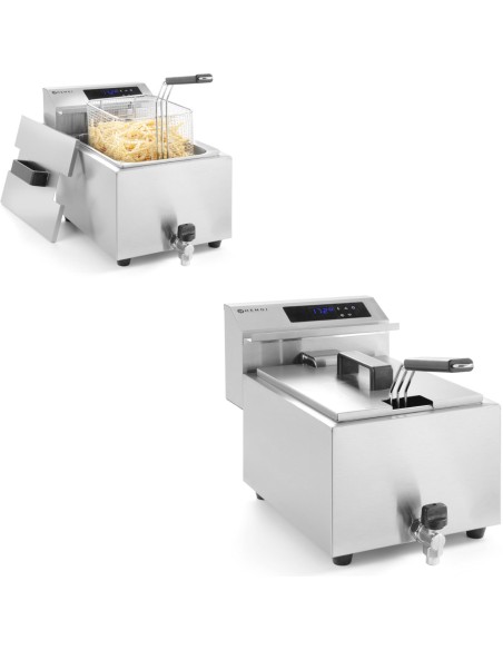 Mastercook skaitmeninė skydinė gruzdintuvė su 8L 3500W čiaupu Mastercook skaitmeninė skydinė gruzdintuvė su 8L 3500W čiaupu