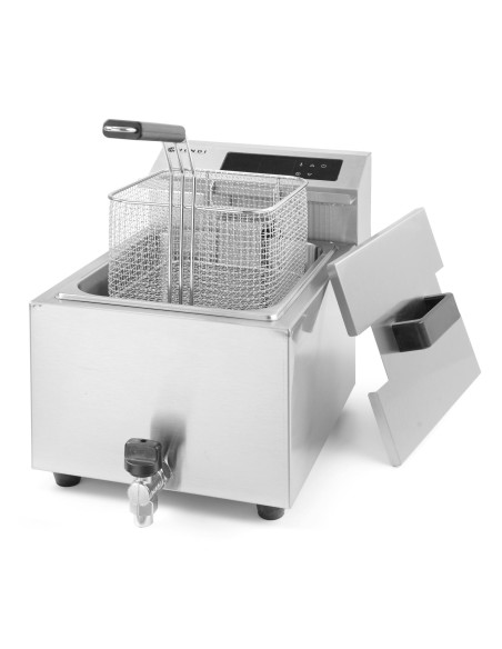 Mastercook skaitmeninė skydinė gruzdintuvė su 8L 3500W čiaupu Mastercook skaitmeninė skydinė gruzdintuvė su 8L 3500W čiaupu
