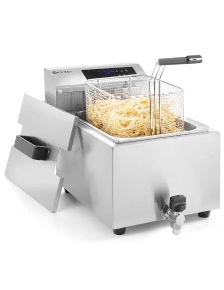 Mastercook skaitmeninė skydinė gruzdintuvė su 8L 3500W čiaupu Mastercook skaitmeninė skydinė gruzdintuvė su 8L 3500W čiaupu