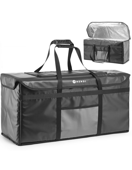 Termo pristatymo krepšys maistui transportuoti 16 priešpiečių dėžučių 70 x 29 x 35 cm - Hendi 709788