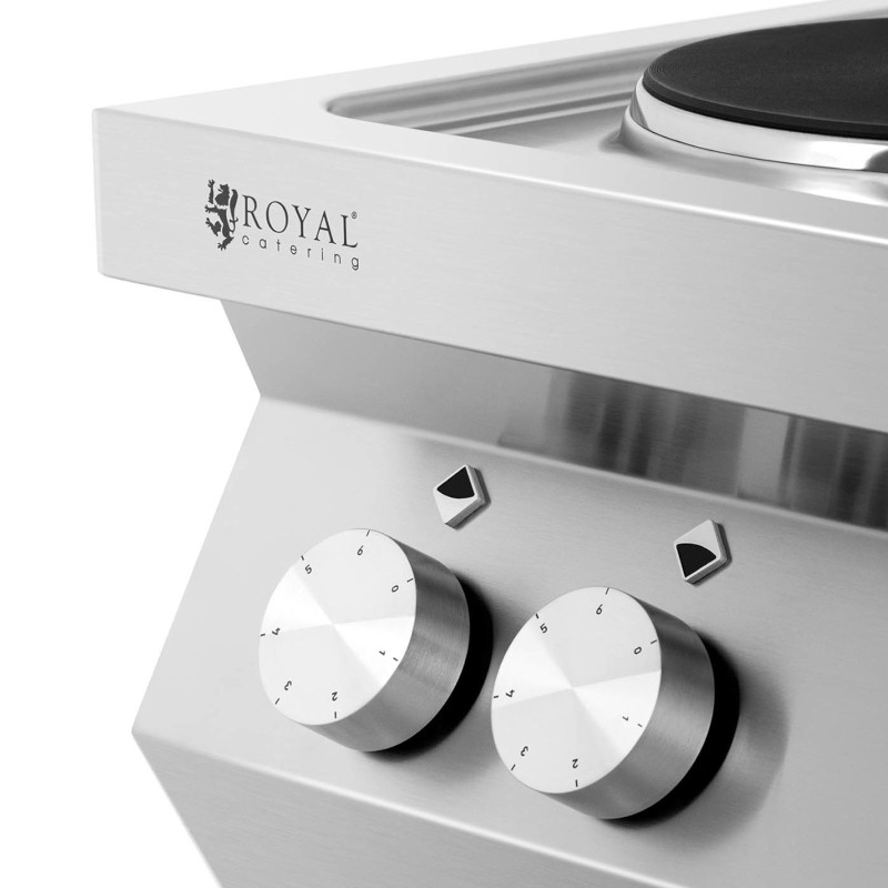 6 lėkščių elektrinė viryklė reguliuojamas skersmuo. 22 cm 6 x 2600 W 400 V ITALIJA