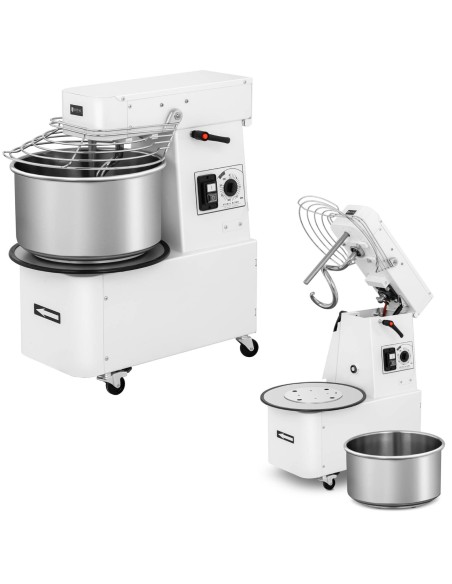 Spiralinis tešlos maišytuvas su išimamu dubeniu 22 l 56 kg/h 750 W ITALIJA Spiralinis tešlos maišytuvas su išimamu dubeniu 22 l 56 kg/h 750 W ITALIJA