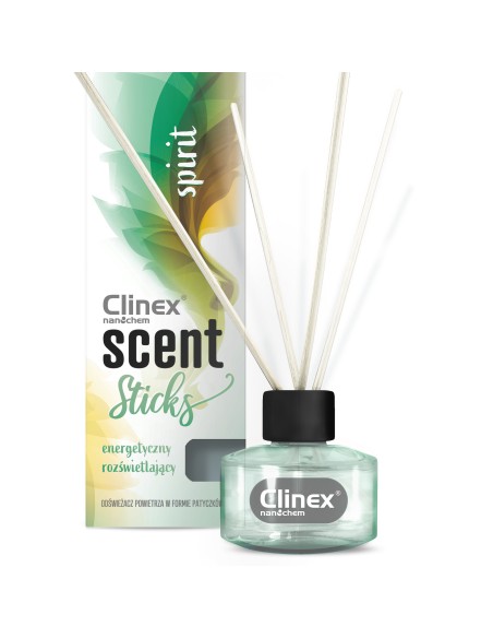 Kvapios smilkalų lazdelės patalpų gaivinimui CLINEX Scent Sticks SPIRIT 45ml Kvapios smilkalų lazdelės patalpų gaivinimui CLINEX Scent Sticks SPIRIT 45ml