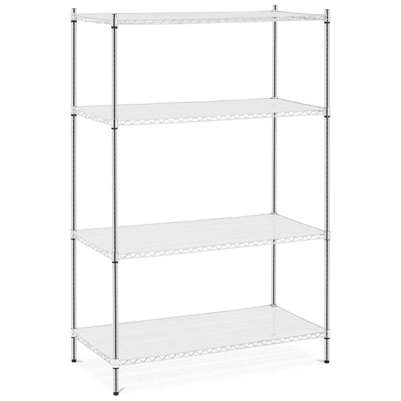 Vielos dirbtuvių stelažas 4 lentynos + 4 kilimėliai iki 1 t 1000 kg 120x60x180 cm