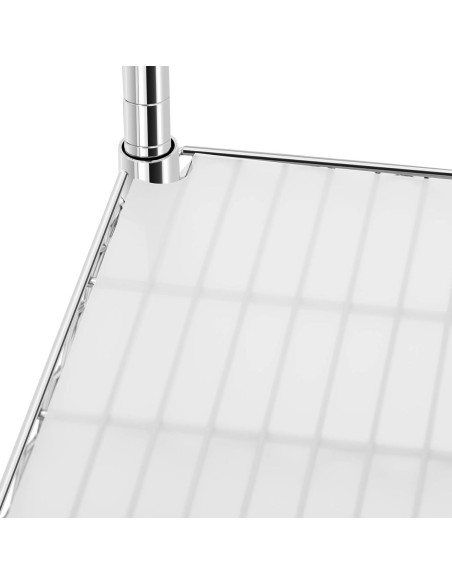 Vielos dirbtuvių stelažas 4 lentynos + 4 kilimėliai iki 1 t 1000 kg 120x60x180 cm Vielos dirbtuvių stelažas 4 lentynos + 4 kilimėliai iki 1 t 1000 kg 120x60x180 cm