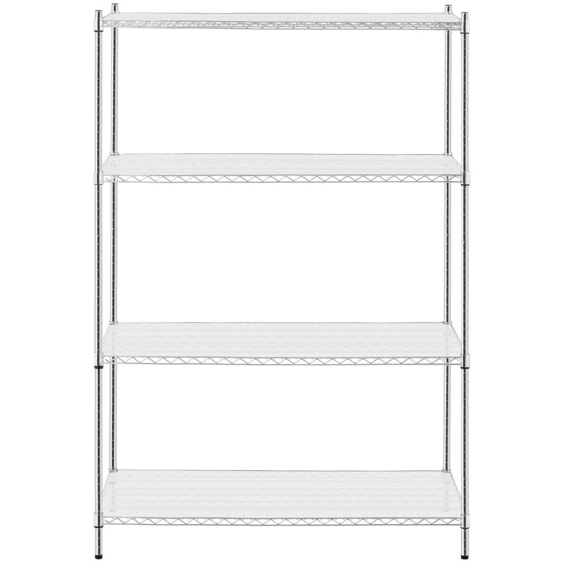 Vielos dirbtuvių stelažas 4 lentynos + 4 kilimėliai iki 1 t 1000 kg 120x60x180 cm