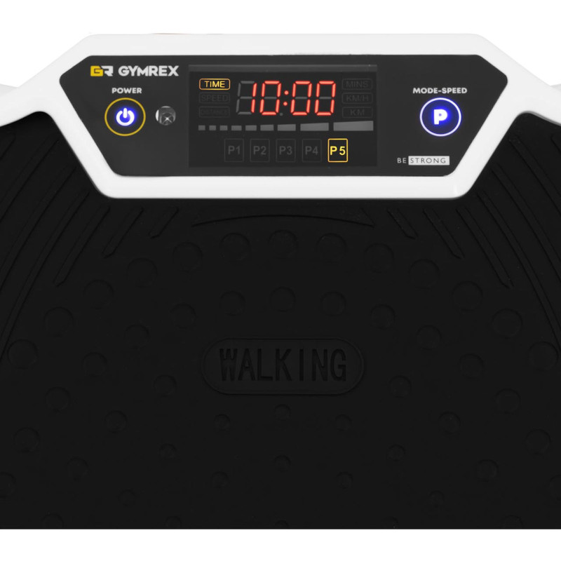 Platforminis vibracinis kilimėlis fitneso pratimams su nuotolinio valdymo pulteliu ir virvėmis 3 treniruočių zonos iki 120 kg