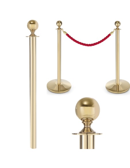 Auksinio plieno tvoros stulpas be pagrindo, aukštis 93cm - Hendi 810439 Auksinio plieno tvoros stulpas be pagrindo, aukštis 93cm - Hendi 810439