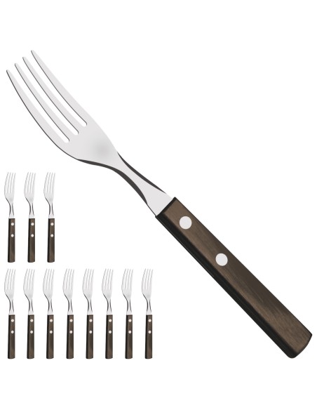Nerūdijančio plieno stalo šakės HORECA rinkinys 12 vnt.ilgis 170 mm ruda Nerūdijančio plieno stalo šakės HORECA rinkinys 12 vnt.ilgis 170 mm ruda