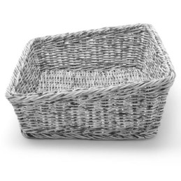 Duonos krepšelis įstrižas stačiakampis pilkas 400x300x120 mm – Hendi 426661