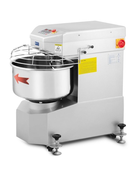 Tešlos spiralinis maišytuvas su fiksuotu dubeniu 23 L 1300 W Tešlos spiralinis maišytuvas su fiksuotu dubeniu 23 L 1300 W