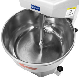 Tešlos spiralinis maišytuvas su fiksuotu dubeniu 23 L 1300 W