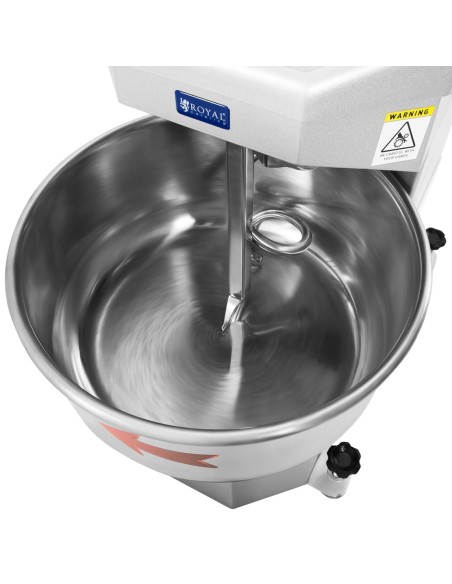 Tešlos spiralinis maišytuvas su fiksuotu dubeniu 23 L 1300 W Tešlos spiralinis maišytuvas su fiksuotu dubeniu 23 L 1300 W