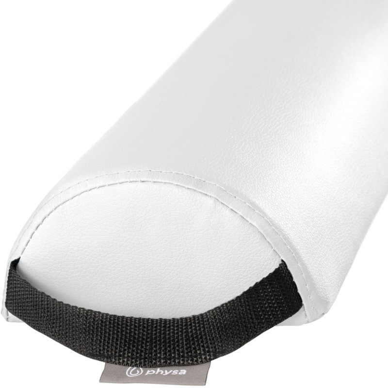 Reabilitacinis juosmens volelis mankštiniam masažui su rankena 64,5 x 15 x 7,5 cm baltas