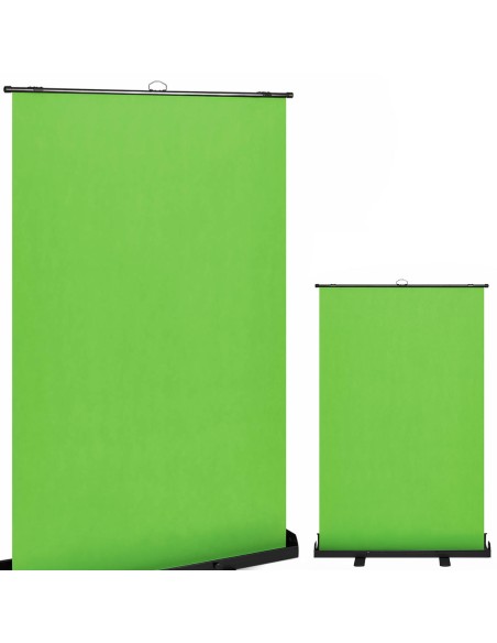 Fotografinis fonas GREEN SCREEN nešiojamos išskleidžiamos grindys 133,5x199 cm Fotografinis fonas GREEN SCREEN nešiojamos išskleidžiamos grindys 133,5x199 cm