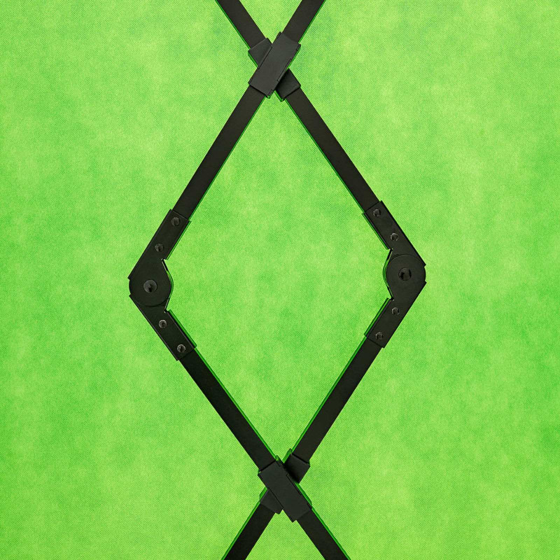 Fotografinis fonas GREEN SCREEN nešiojamos išskleidžiamos grindys 133,5x199 cm