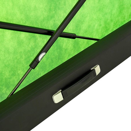 Fotografinis fonas GREEN SCREEN nešiojamos išskleidžiamos grindys 153,8x199 cm Fotografinis fonas GREEN SCREEN nešiojamos išskleidžiamos grindys 153,8x199 cm