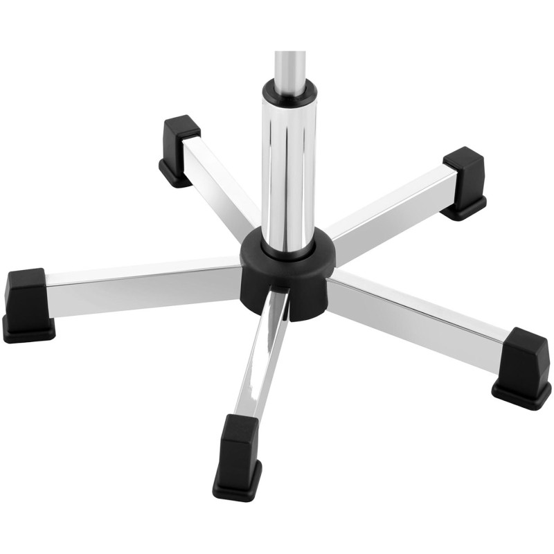 Išmatų dirbtuvių kėdė iš CHROM faneros iki 120 kg 350-485 mm