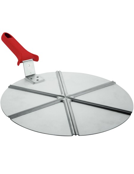 Kastuvinė serviravimo lenta picai išimti 6 porcijos 40 cm Kastuvinė serviravimo lenta picai išimti 6 porcijos 40 cm