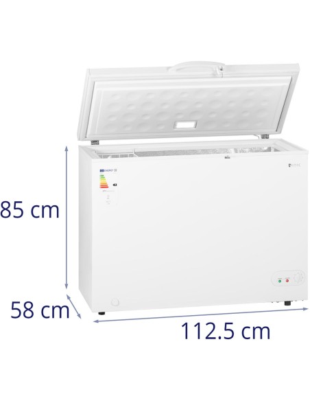 Rakinamas krūtinės šaldiklis 1 krepšys 252 L -12 iki -28 C 85 W