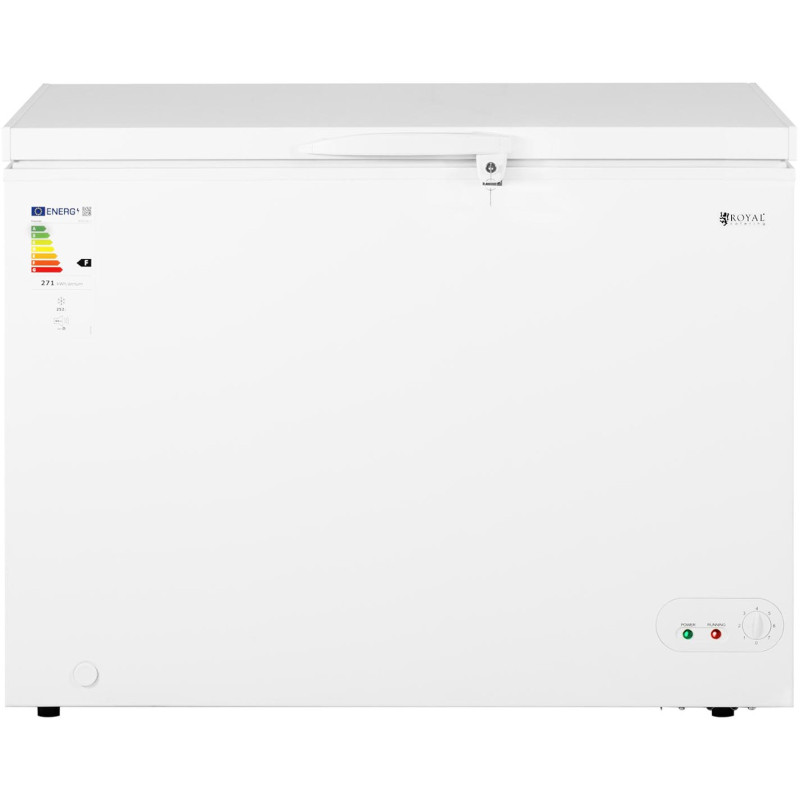 Rakinamas krūtinės šaldiklis 1 krepšys 252 L -12 iki -28 C 85 W