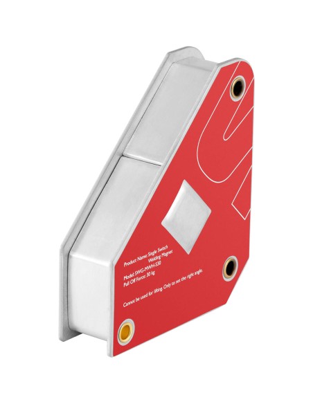 Kampinio strypo magnetinis suvirinimo laikiklis su 45/90 kampo jungikliu 30 kg Kampinio strypo magnetinis suvirinimo laikiklis su 45/90 kampo jungikliu 30 kg
