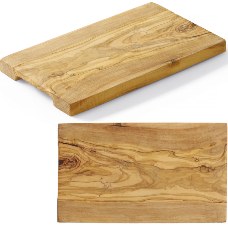Stačiakampė alyvmedžio serviravimo lenta 250 x 150 x 18 mm - Hendi 505168