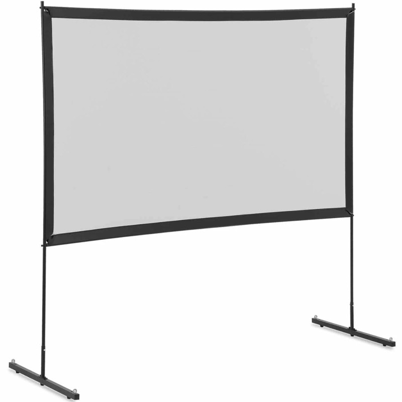 Nešiojamas grindų projekcinis ekranas 84'' 186 x 105 cm 16:9