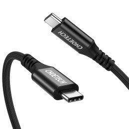 C tipo USB laidas - USB greitas įkrovimas 100W 2m juodas