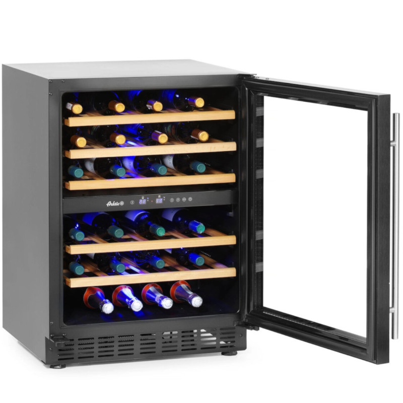 Dviejų zonų vyno šaldytuvas 46 buteliams 133 l 90 W