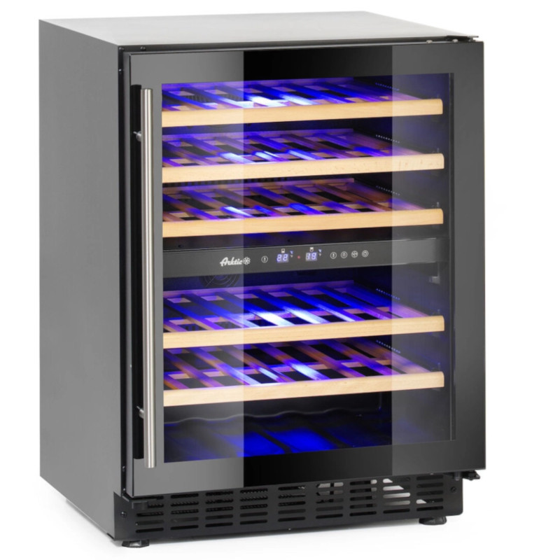 Dviejų zonų vyno šaldytuvas 46 buteliams 133 l 90 W