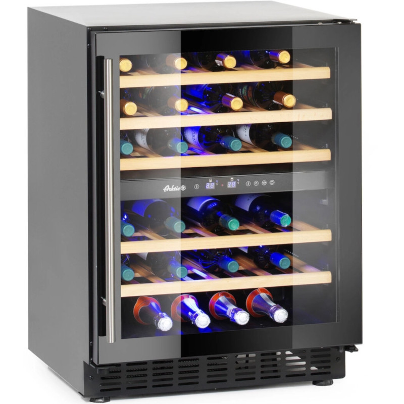 Dviejų zonų vyno šaldytuvas 46 buteliams 133 l 90 W