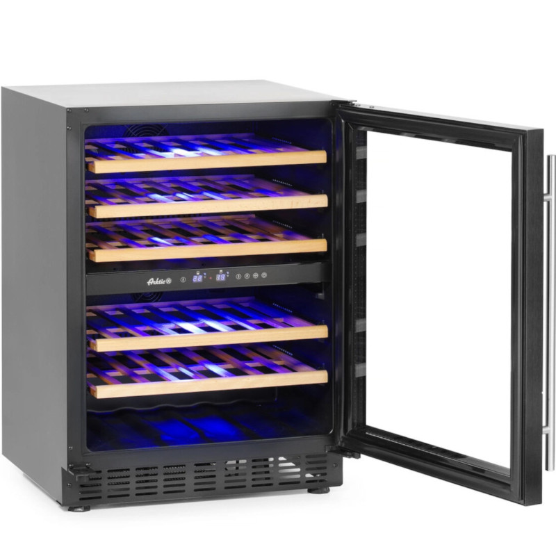 Dviejų zonų vyno šaldytuvas 46 buteliams 133 l 90 W