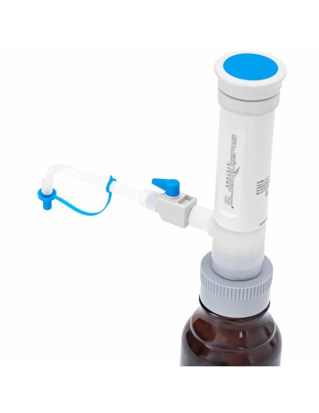 Laboratorinis buteliuko dozatorius be atbulinio vožtuvo 2-10 x 25 ml Laboratorinis buteliuko dozatorius be atbulinio vožtuvo 2-10 x 25 ml