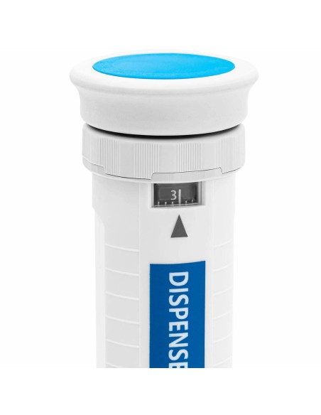 Laboratorinis buteliuko dozatorius be atbulinio vožtuvo 2-10 x 25 ml Laboratorinis buteliuko dozatorius be atbulinio vožtuvo 2-10 x 25 ml