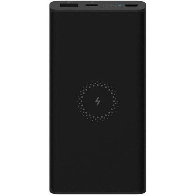 Belaidis maitinimo blokas su indukciniu įkrovikliu 10 000 mAh 22,5 W Qi QC PD juodas
