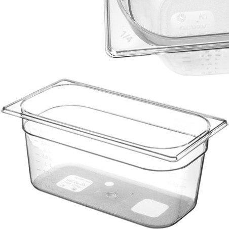 Tritan maisto konteineris be BPA GN 1/3 H 100 mm - Hendi 869420 Tritan maisto konteineris be BPA GN 1/3 H 100 mm - Hendi 869420