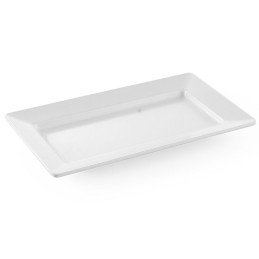 Stačiakampė melamino lėkštė 36x20,5 cm A 3,8 cm balta - Hendi 561508