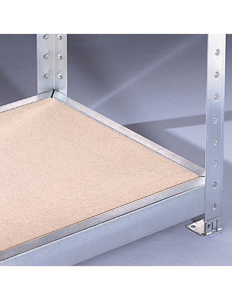 Patvari bevaržtinė laikymo lentyna su medžio drožlių plokštėmis lentynų apkrova 500kg 200x40x247cm Patvari bevaržtinė laikymo lentyna su medžio drožlių plokštėmis lentynų apkrova 500kg 200x40x247cm